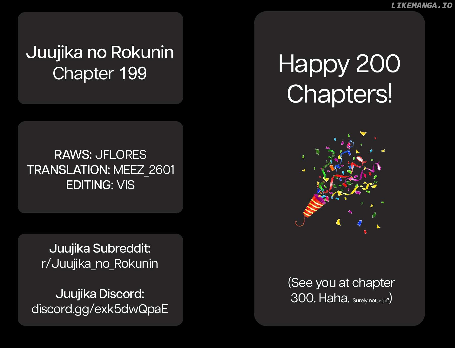 Juujika No Rokunin Chapter 200 image 20